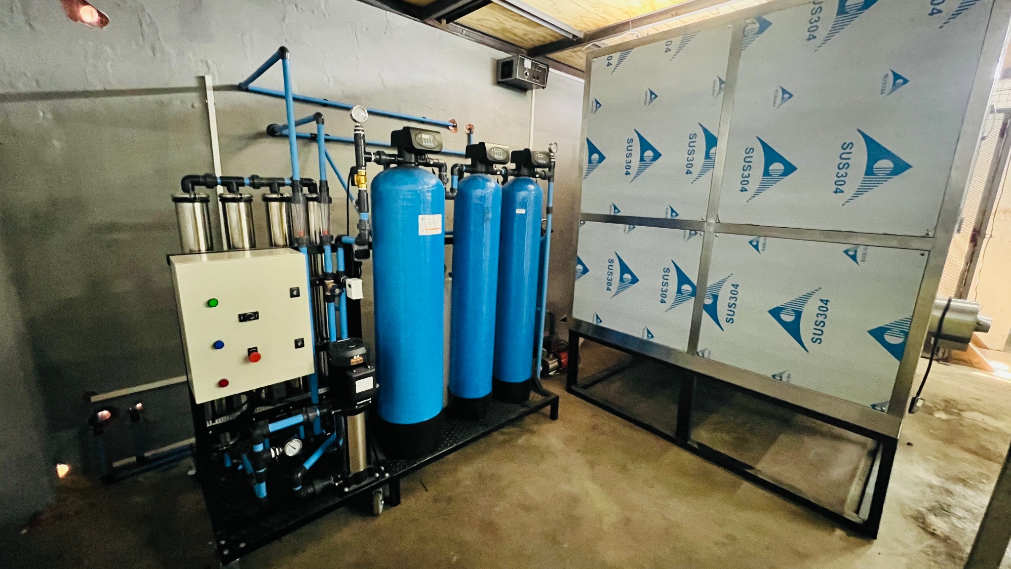 HydroGrid filtration equipment and integrated plant installation