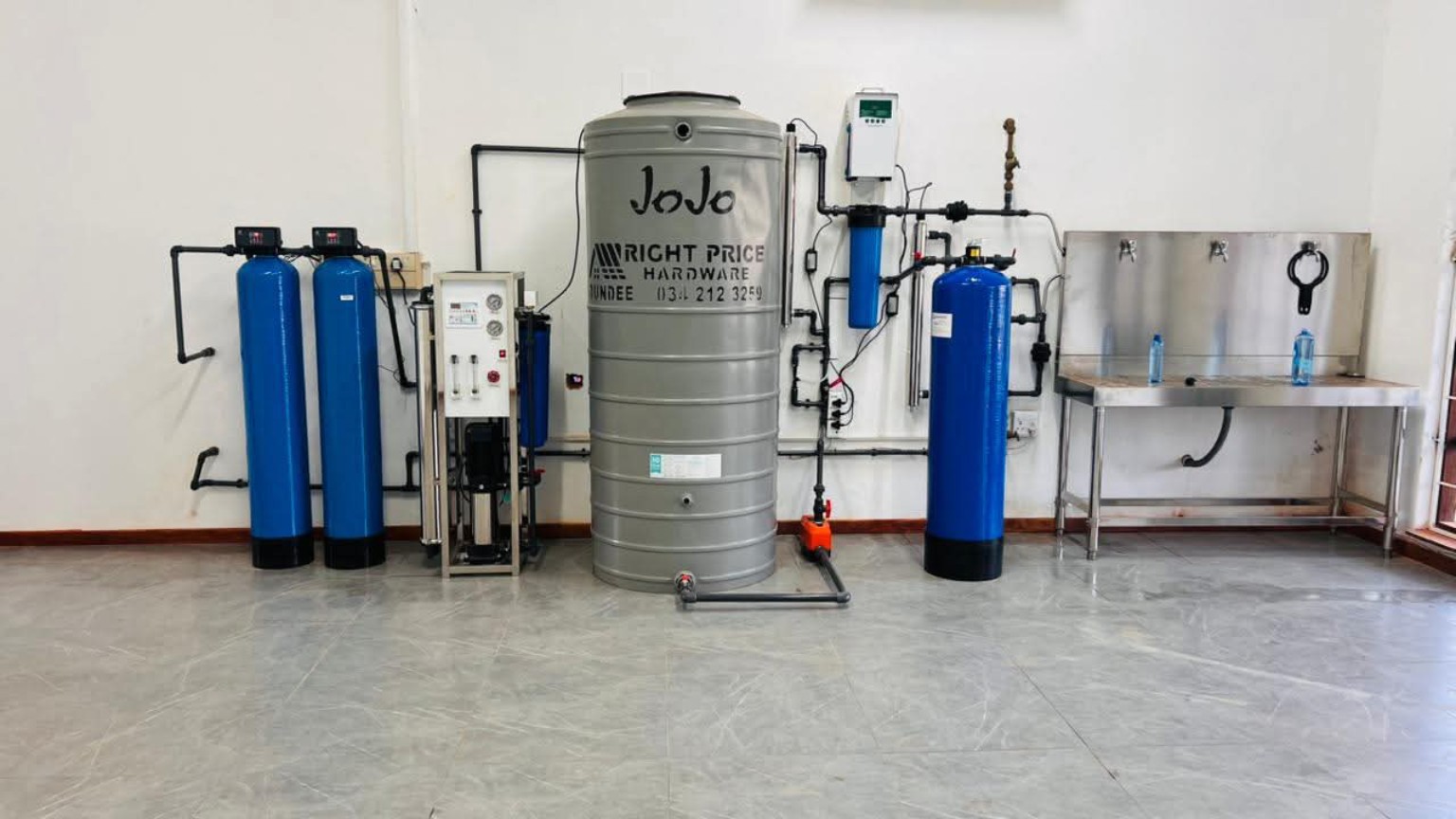 5,000 L/Day Water Production System project photograph